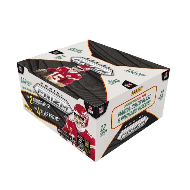 2025 Panini Prizm Football Hobby Box, 12 packs of 12 cards