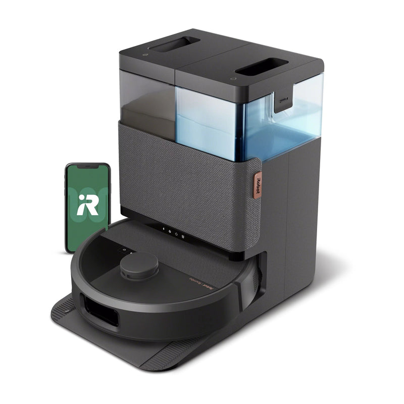 iRobot Roomba Plus 505 Combo robot vacuum and mop with AutoWash dock in Black