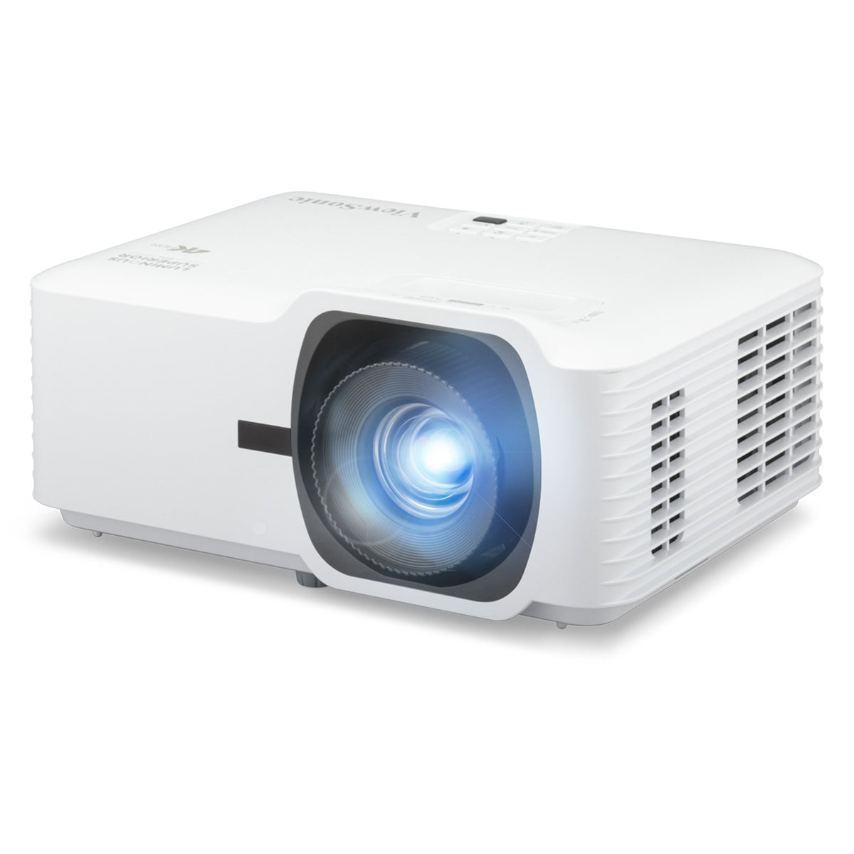 ViewSonic LS740-4K 4K UHD laser projector, front three-quarter view
